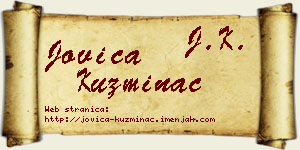 Jovica Kuzminac vizit kartica